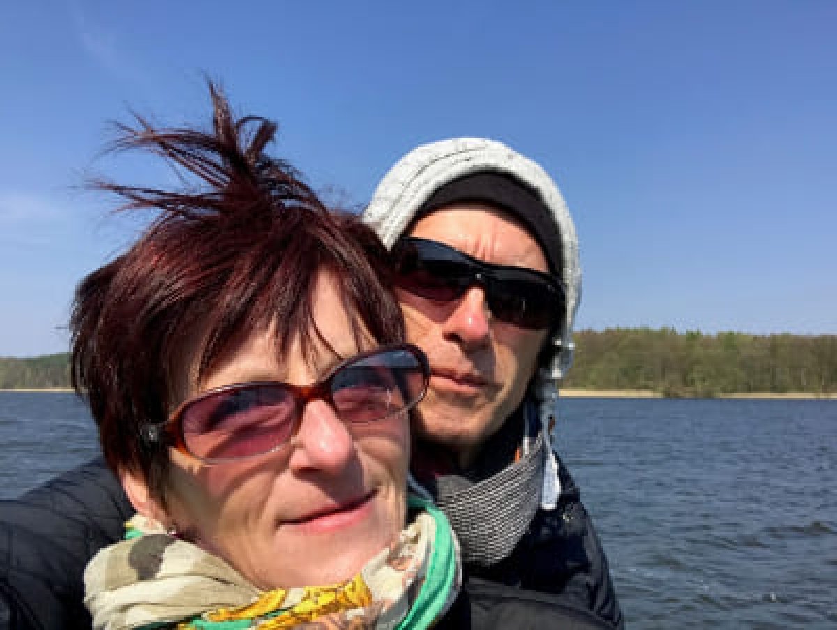 Gerlinde und Bernd Kutz, die Eigentümer des Ferienhauses Fischersteig in Canow